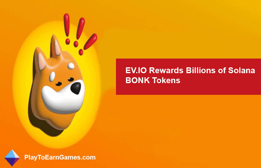 EV.IO beloont miljarden Solana BONK-tokens