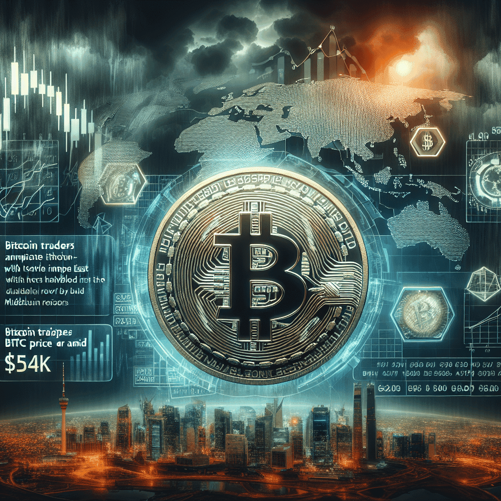 Bitcoin Traders Anticipate $54K BTC Price or Lower Amid Middle East Tensions