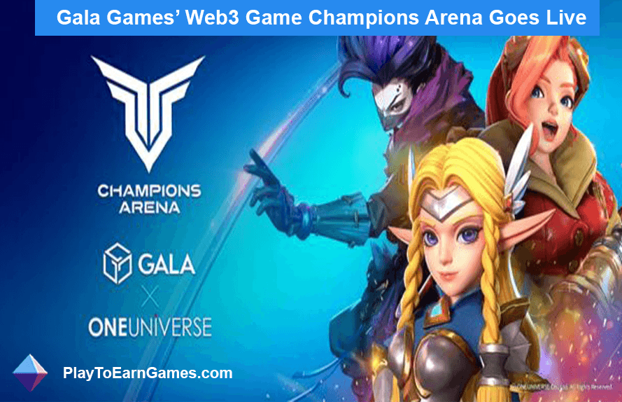 Web3 Game Champions Arena van Gala Games gaat live