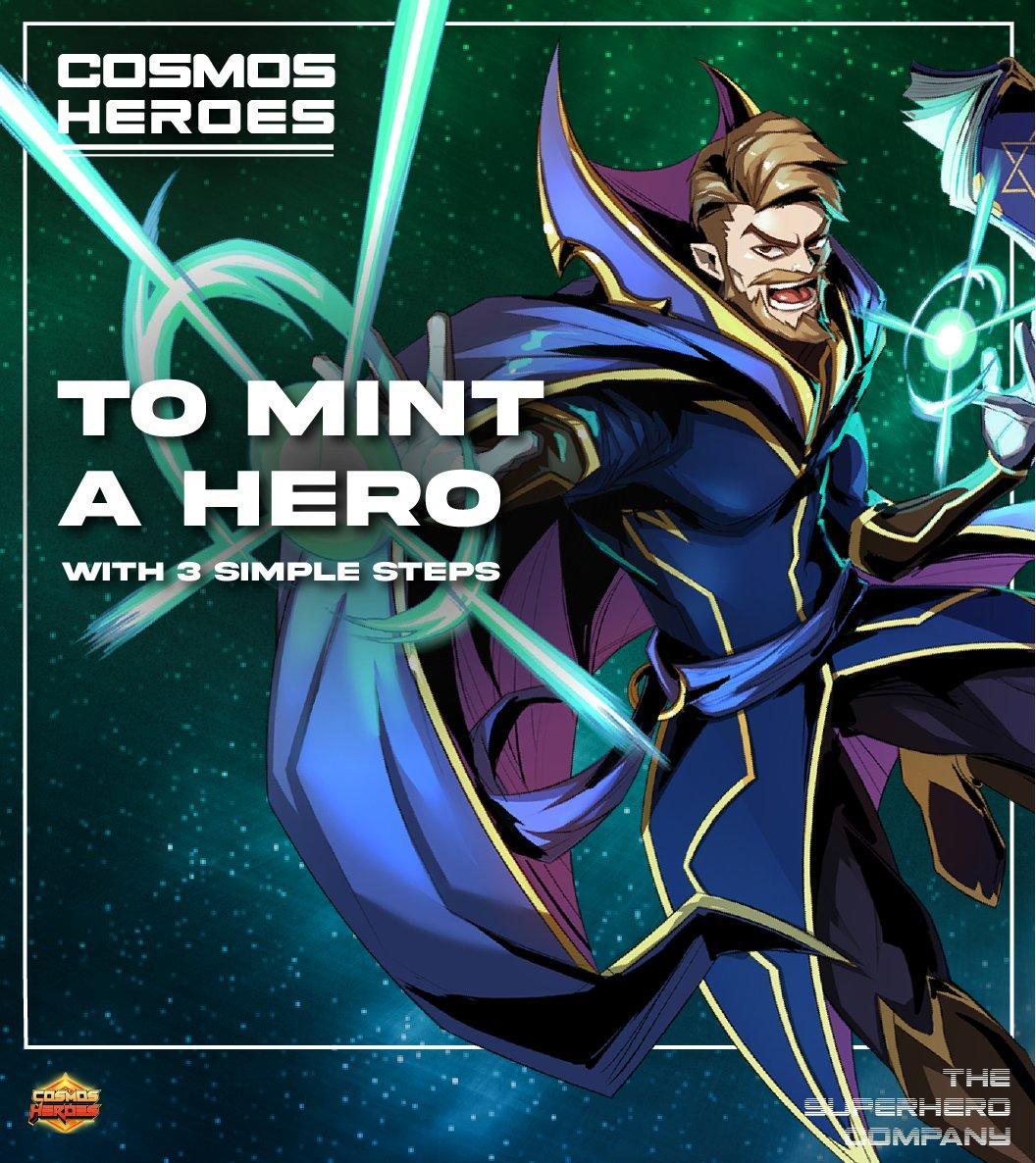 Cosmos Heroes, Metaverse, NFT-spellen, cryptospel, $HERO