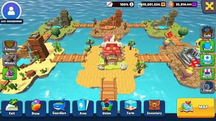 Aqua Farm is een avonturen-RPG gebaseerd op blockchain-technologie en is gebouwd op Polygon Network, met een Play-to-Earn-mechanisme.