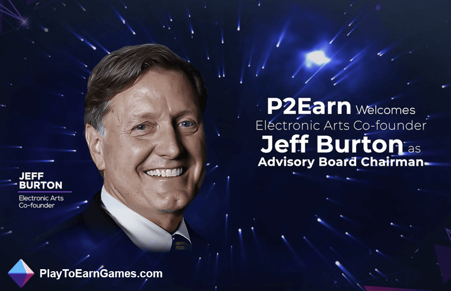 P2Earn Inc Web3 neemt Jeff Burton in dienst