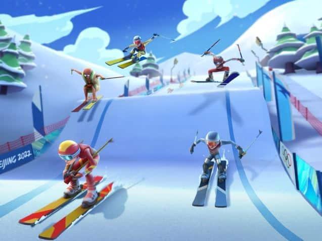 Ervaar de opwinding van de Winterspelen in Olympic Games Jam: Beijing 2022, een P2E mobiele game waarin spelers strijden in chaotische minigames om NFT-pins.