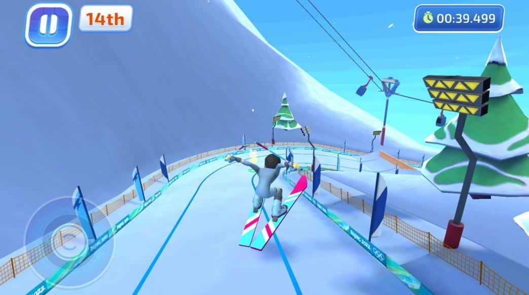 Ervaar de opwinding van de Winterspelen in Olympic Games Jam: Beijing 2022, een P2E mobiele game waarin spelers strijden in chaotische minigames om NFT-pins.