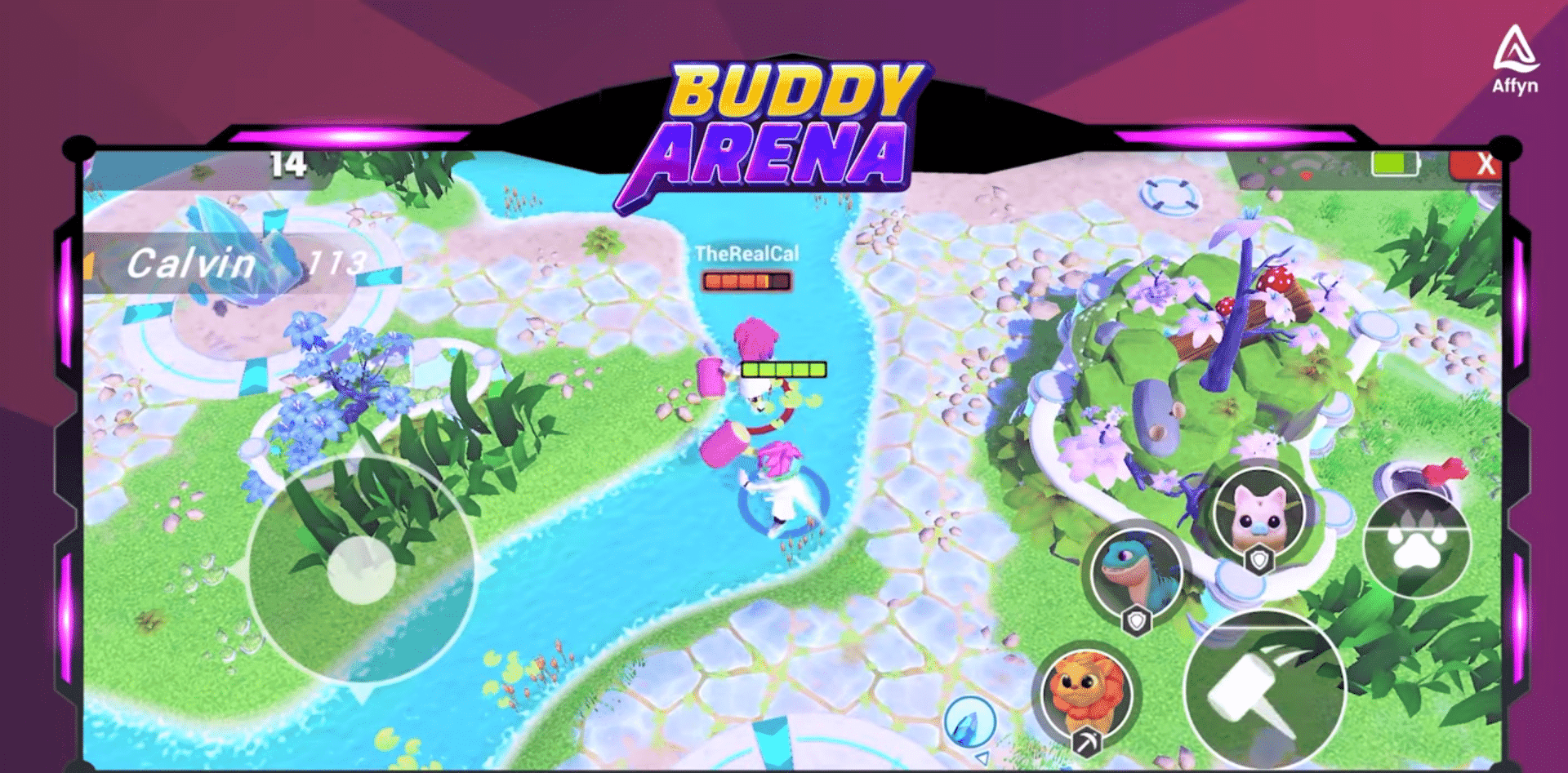De in Singapore gevestigde web3-gamemaker Affyn introduceert Buddy Arena, een web3 mobiele game Nexus World&#39;s buddy NFT&#39;s, online gevechtservaring.