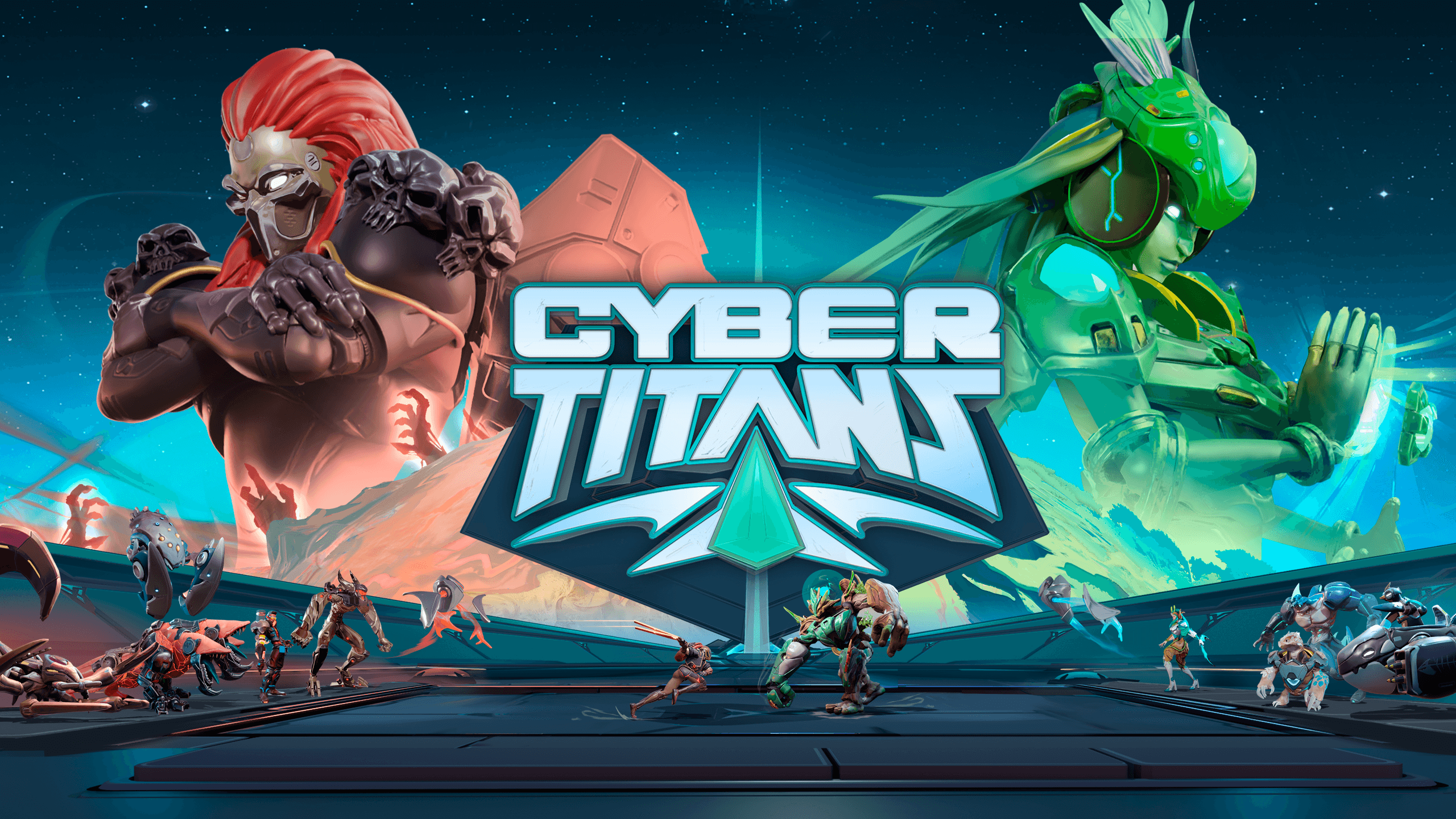Cyber Titans: Chess Auto Battler-geïnspireerd strategiespel