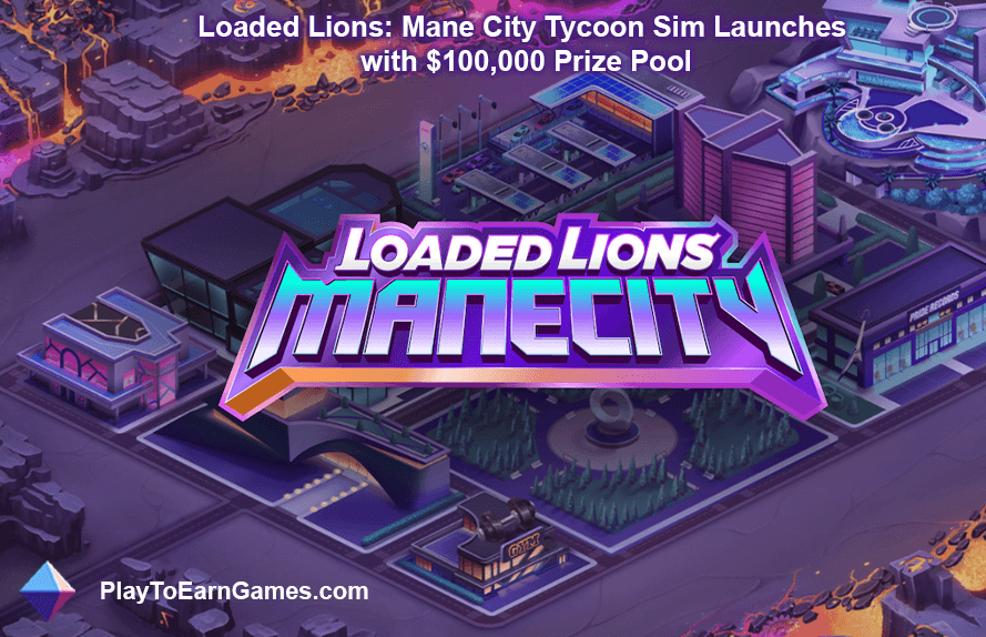 Loaded Lions: Mane City Tycoon Sim wordt gelanceerd met een prijzenpot van $ 100.000